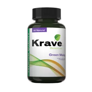 Krave Kratom Green Malay 150ct Capsules