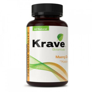 Krave Kratom Green Malay 75ct Capsules