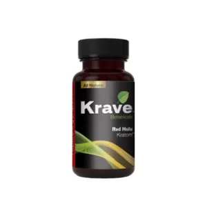 Krave Kratom Red Hulu 150ct Capsules