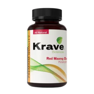 Krave Kratom Red Maeng Da 1000ct Capsules