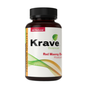 Krave Kratom Red Maeng Da 500ct Capsules