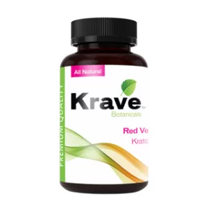 Krave Kratom Red Vein 150ct Capsules