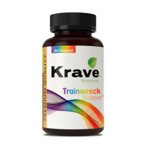 Krave Kratom Train Wreck 150ct Capsules