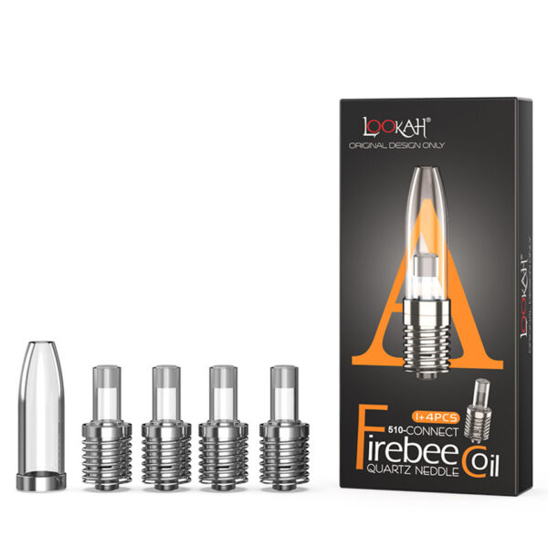 Lookah Coil-Firebee (1 Tip + 4 Coils) Type-A Quartz Needle