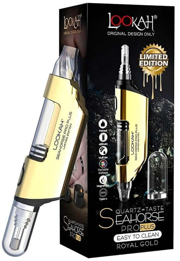 Lookah Seahorse Pro Plus Kit-Royal Gold