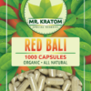 Mr. Kratom Capsules 1000ct-Red Bali