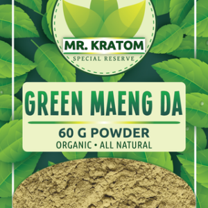 Mr. Kratom Special Reserve 60g Powder 5ct Bag -Green Maeng Da