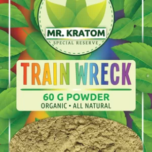 Mr. Kratom Special Reserve 60g Powder 5ct Bag -Trainwreck