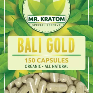 Mr. Kratom Special Reserve Capsules 150ct-Bali Gold