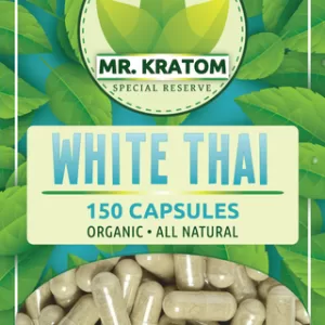 Mr. Kratom Special Reserve Capsules 150ct-White Thai