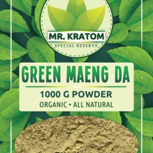 Mr. Kratom Special Reserve Kratom Powder Bag 1000g -Green Maeng Da