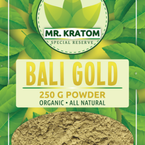 Mr. Kratom Special Reserve Kratom Powder Bag 250g-Bali Gold