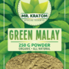 Mr. Kratom Special Reserve Kratom Powder Bag 250g-Green Malay