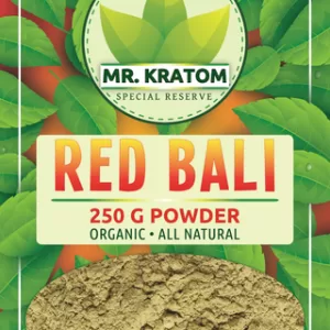 Mr. Kratom Special Reserve Kratom Powder Bag 250g-Red Bali