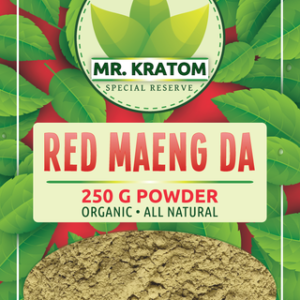 Mr. Kratom Special Reserve Kratom Powder Bag 250g-Red Maeng Da