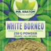 Mr. Kratom Special Reserve Kratom Powder Bag 250g-White Borneo