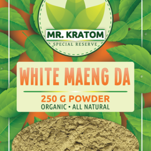 Mr. Kratom Special Reserve Kratom Powder Bag 250g-White Maeng Da