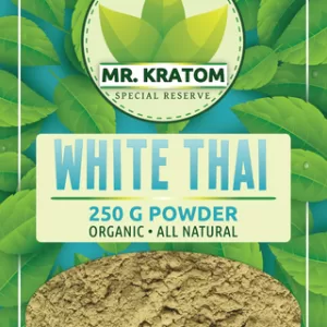 Mr. Kratom Special Reserve Kratom Powder Bag 250g-White Thai