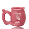 Stoner Girl Ceramic Coffee Mug Pipe