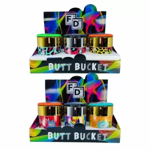 FADED DAILY BUTT BUCKET LED CAR ASHTRAYS DISPLAY OF 6